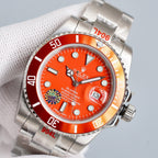 CLASSIC 40MM CUSTOM ORANGE DIVE WATCH