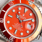 CLASSIC 40MM CUSTOM ORANGE DIVE WATCH