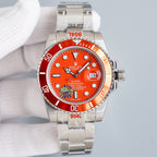 CLASSIC 40MM CUSTOM ORANGE DIVE WATCH
