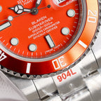 CLASSIC 40MM CUSTOM ORANGE DIVE WATCH
