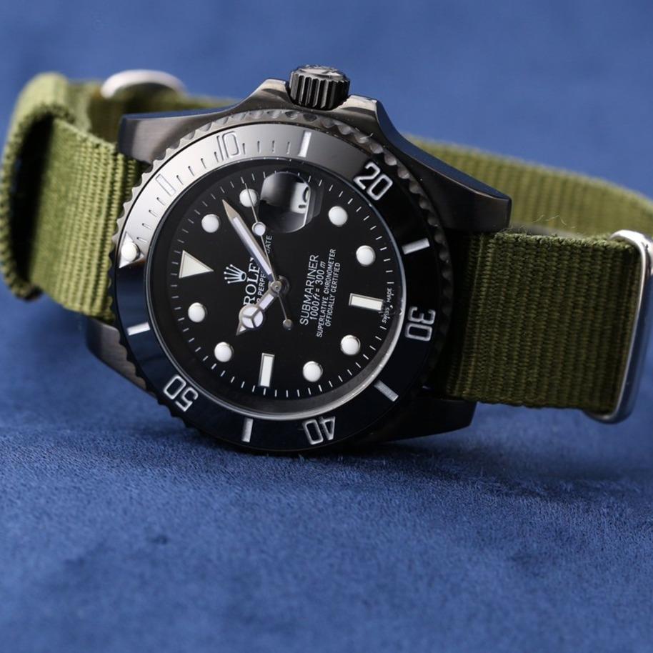CLASSIC 40MM CERAMIC BEZEL TEXTILE STRAP DIVE WATCH
