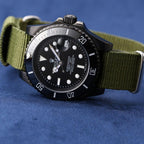 CLASSIC 40MM CERAMIC BEZEL TEXTILE STRAP DIVE WATCH