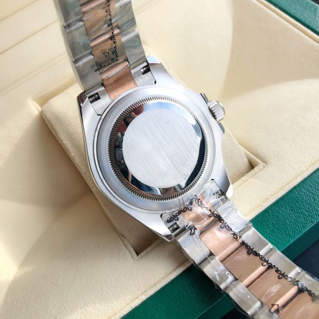 CLASSIC ROSE GOLD-TONE CASE BROWN DIAL WATCH