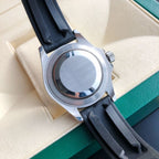 CLASSIC BLACK BEZEL WHITE DIAL WATCH
