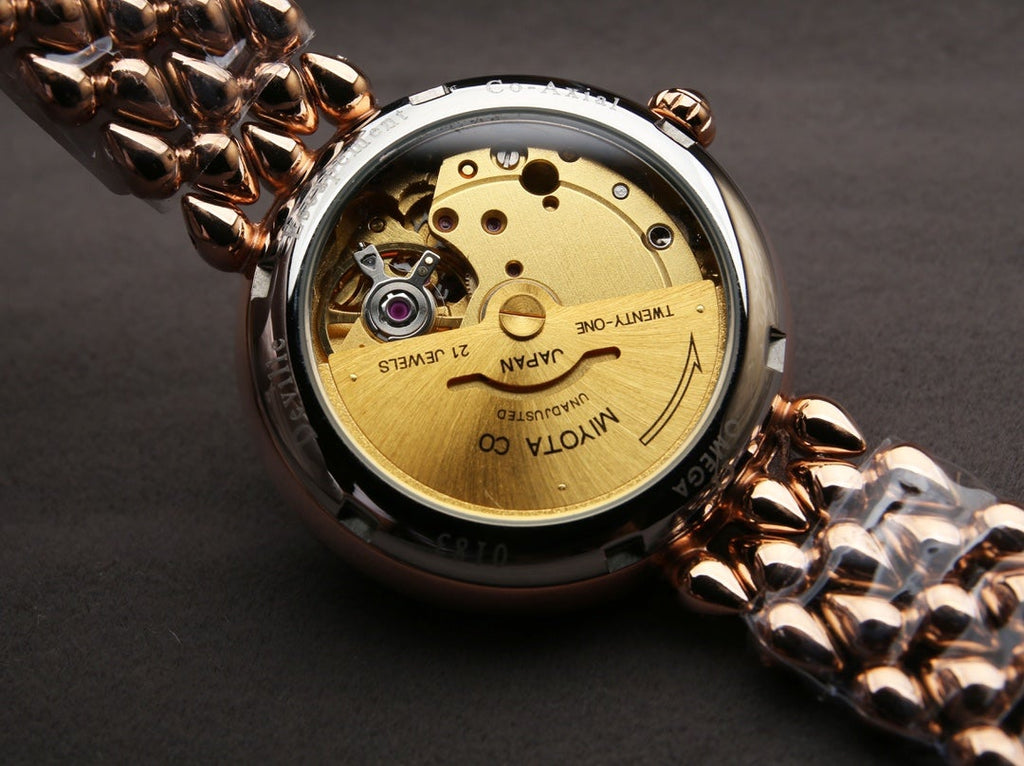 VARELLO CLASSIC PRESTIGE 32MM ROSE GOLD DIAMOND BEZEL MOP DIAL