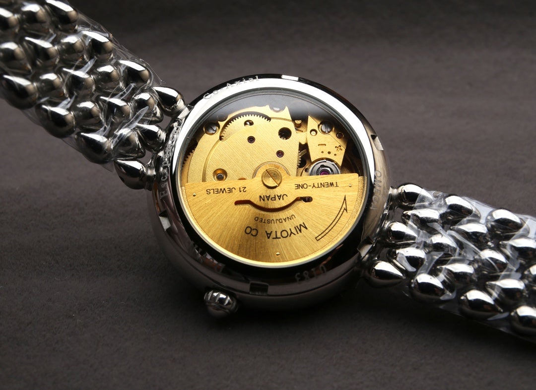 VARELLO CLASSIC PRESTIGE 32MM STEEL DIAMOND BEZEL MOP DIAL