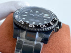 CLASSIC CUSTOM ALL-BLACK GMT WATCH