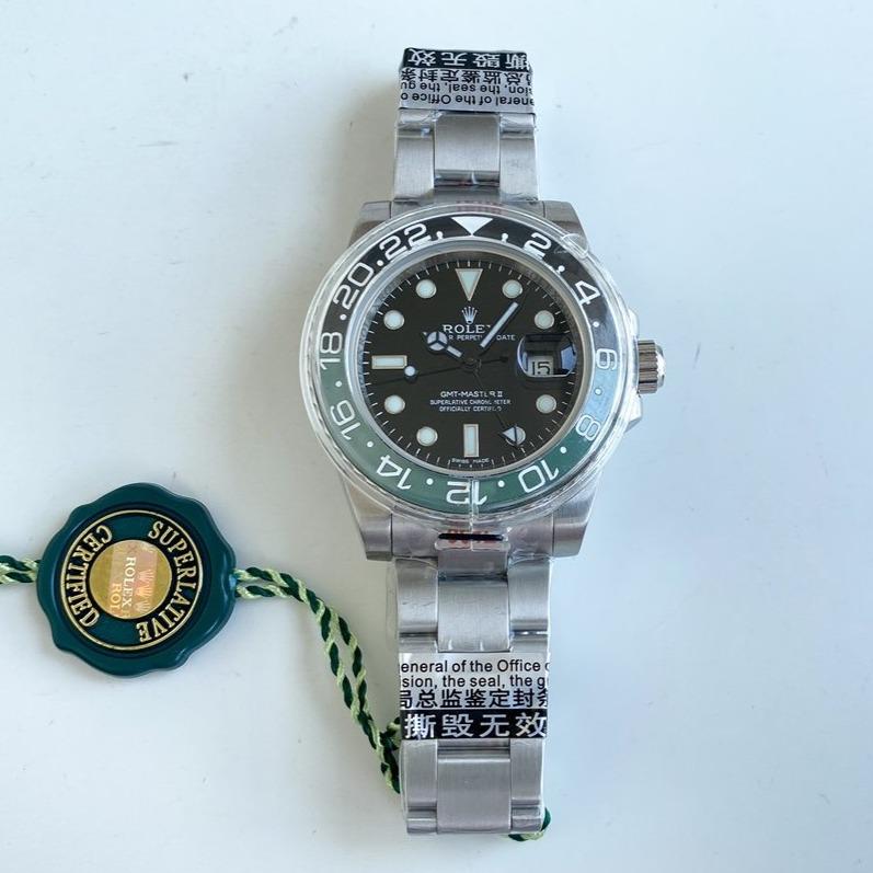 CLASSIC CUSTOM GREEN & BLACK BEZEL GMT LIMITED EDITION WATCH