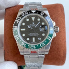 CLASSIC CUSTOM GREEN & BLACK BEZEL GMT LIMITED EDITION WATCH