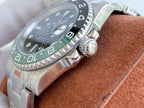 CLASSIC CUSTOM GREEN & BLACK BEZEL GMT LIMITED EDITION WATCH