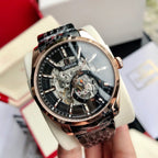 VARELLO CLASSIC SKELETON DIAL ROSE GOLD CASE