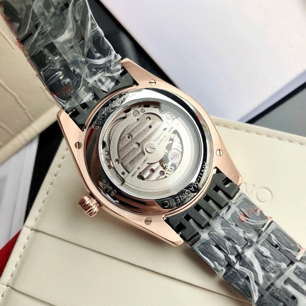 VARELLO CLASSIC SKELETON DIAL ROSE GOLD CASE