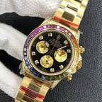 CLASSIC GOLD-TONE CUSTOM RAINBOW-STYLE WATCH