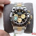 CLASSIC TWO-TONE BLACK CERAMIC BEZEL CHRONOGRAPH WATCH