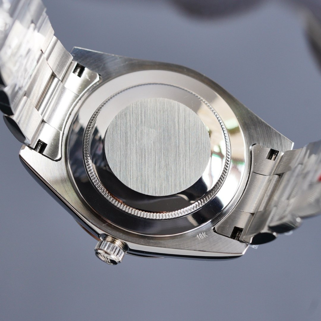 CLASSIC 41MM STAINLESS STEEL SMOOTH BEZEL DIAMOND NUMERAL WATCH
