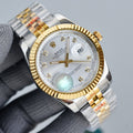 CLASSIC 41MM TWO-TONE GREY DIAL STEEL BRACELET WATCH