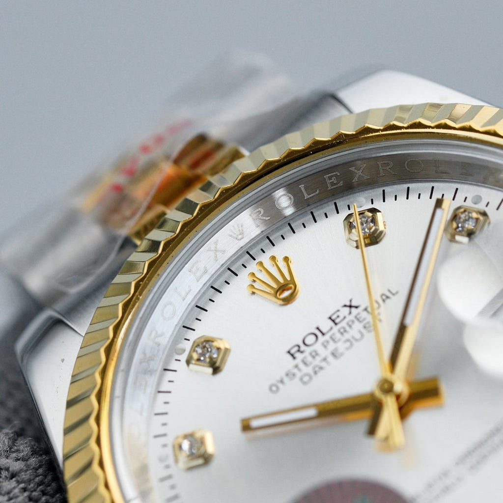 CLASSIC 41MM TWO-TONE GREY DIAL STEEL BRACELET WATCH