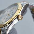 CLASSIC 41MM TWO-TONE GREY DIAL STEEL BRACELET WATCH