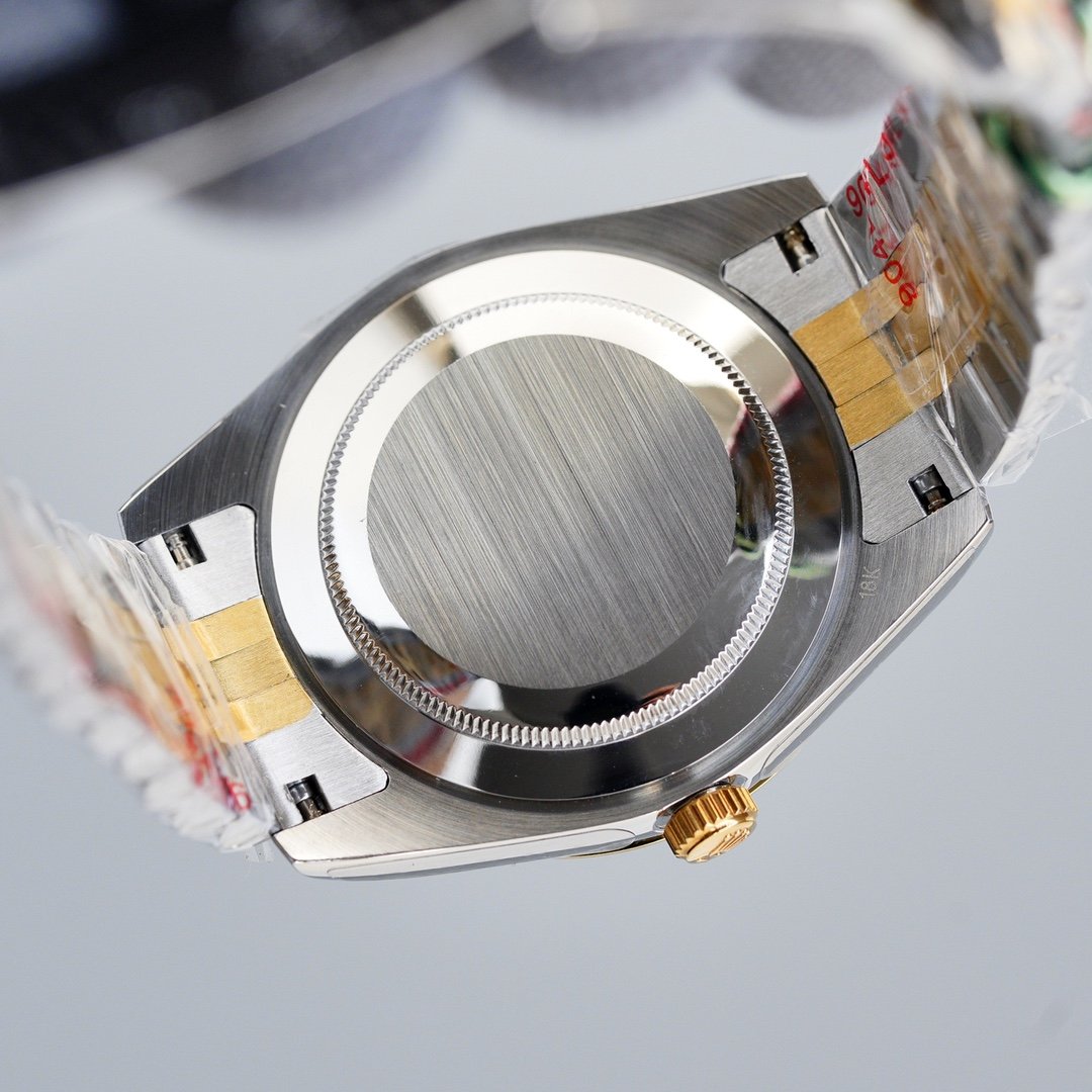 CLASSIC 41MM TWO-TONE GREY DIAL STEEL BRACELET WATCH