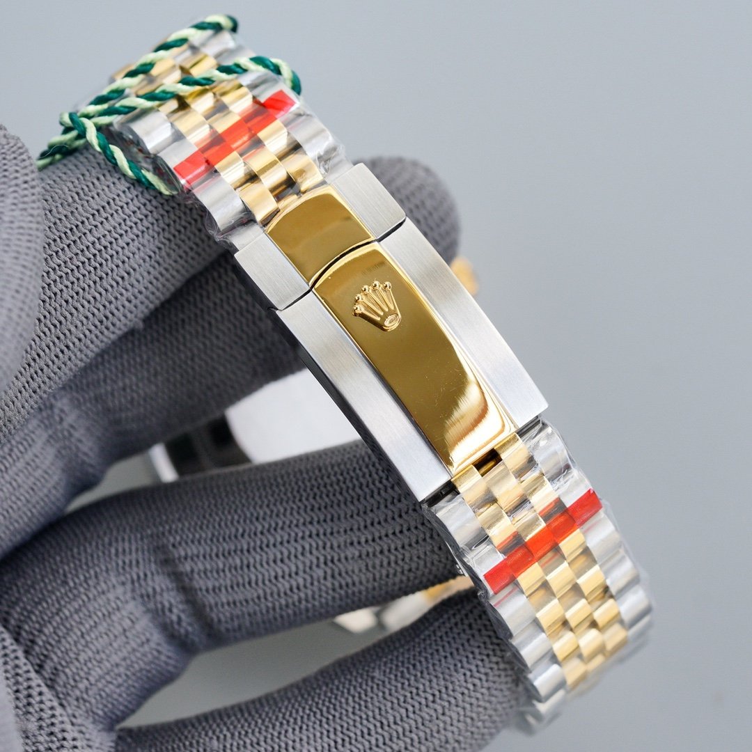 CLASSIC 41MM TWO-TONE GREY DIAL STEEL BRACELET WATCH