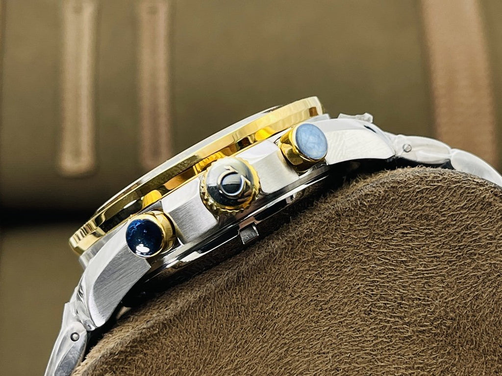 VARELLO CLASSIC SPORT CHRONOGRAPH WATCH BLACK GOLD