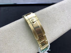 CLASSIC CUSTOM GOLD-TONE CASE RED PEARL DIAL WATCH