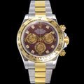 CLASSIC CUSTOM TWO-TONE RED PEARL DIAL WATCH
