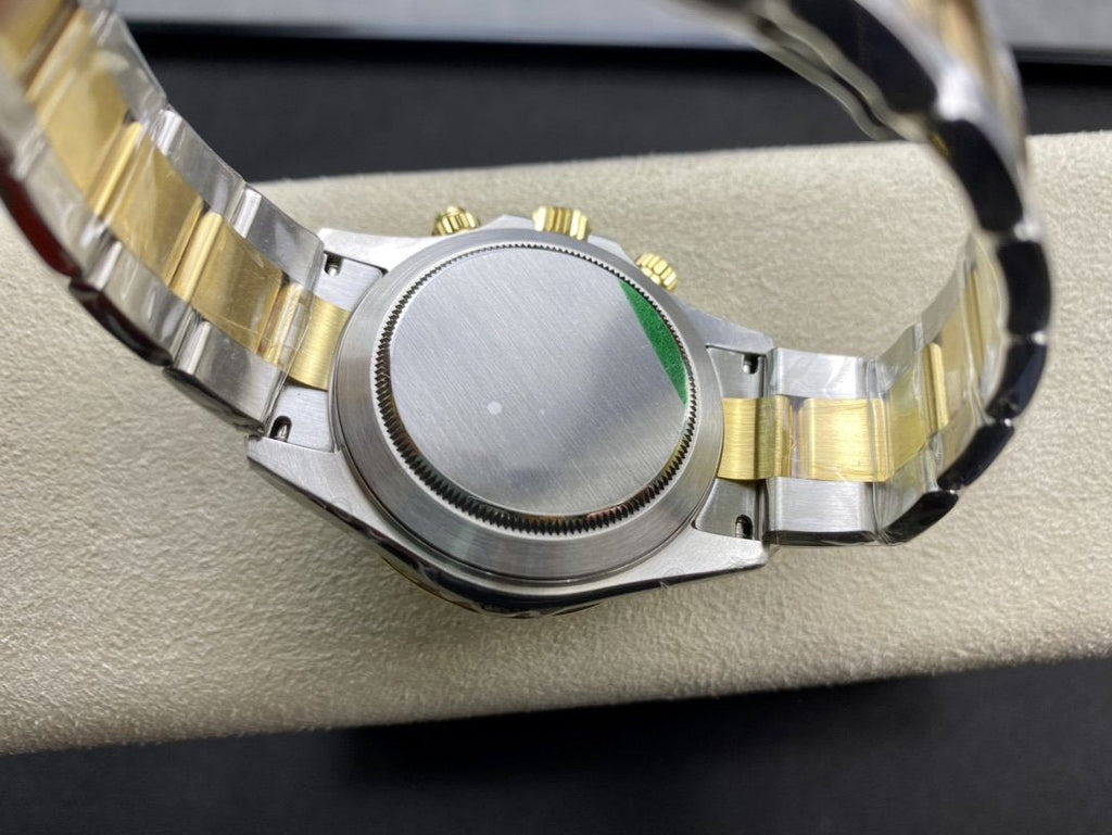 CLASSIC TWO-TONE PANDA-STYLE DIAL CHRONOGRAPH WATCH