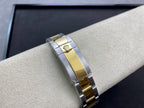CLASSIC TWO-TONE PANDA-STYLE DIAL CHRONOGRAPH WATCH