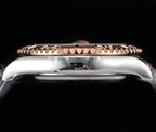 CLASSIC ROSE GOLD-TONE CASE BLACK DIAL WATCH