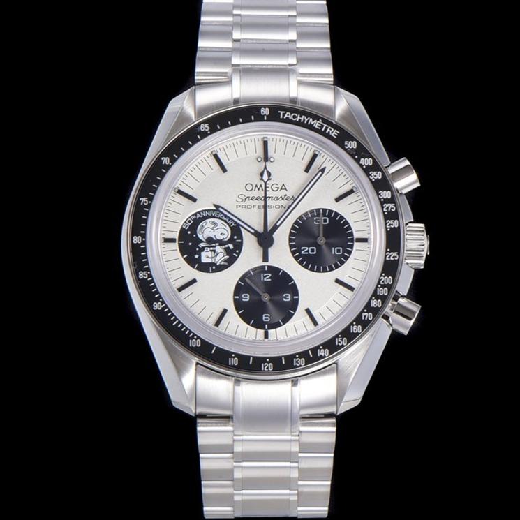 VARELLO CLASSIC BLACK BEZEL CHRONOGRAPH WATCH