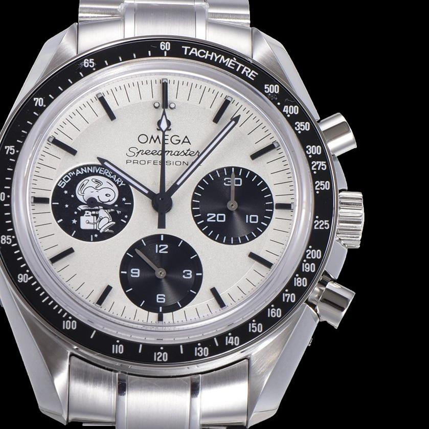 VARELLO CLASSIC BLACK BEZEL CHRONOGRAPH WATCH