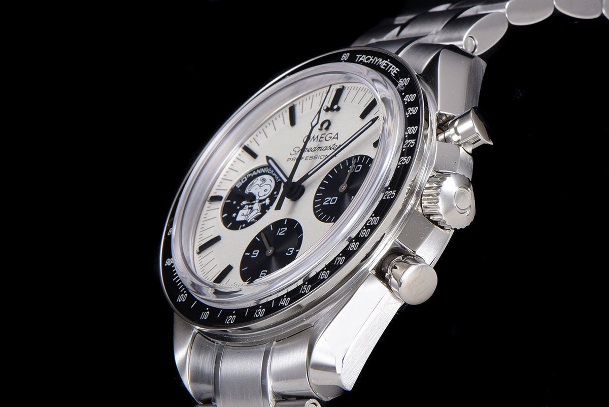 VARELLO CLASSIC BLACK BEZEL CHRONOGRAPH WATCH