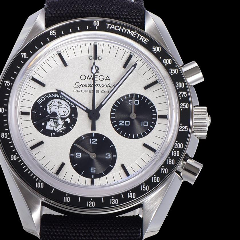 VARELLO CLASSIC BLACK BEZEL TEXTILE STRAP CHRONOGRAPH WATCH