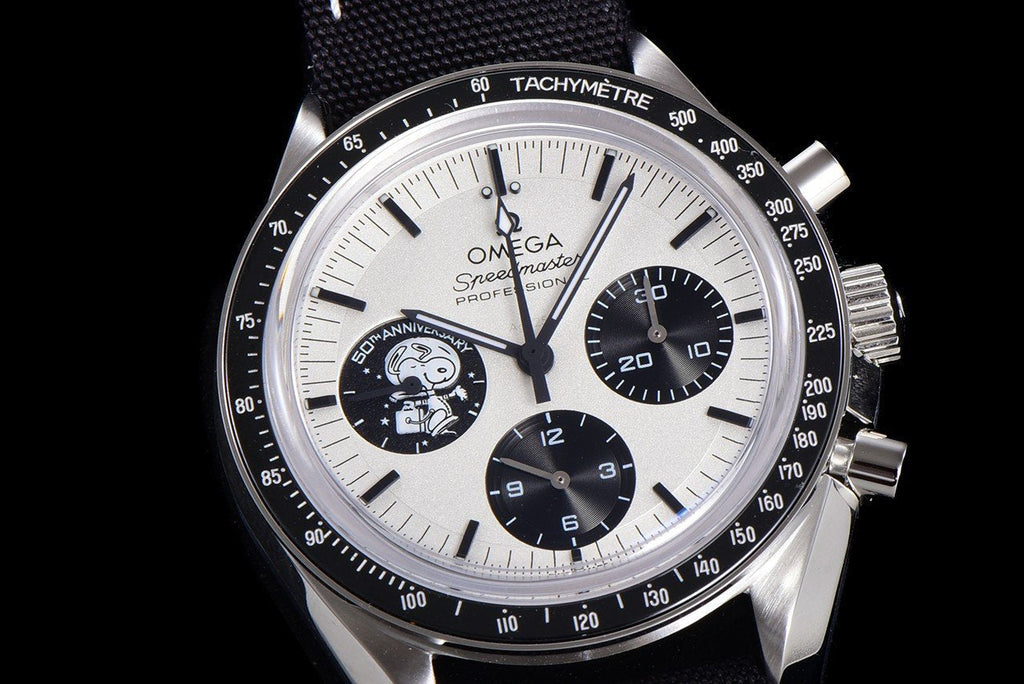 VARELLO CLASSIC BLACK BEZEL TEXTILE STRAP CHRONOGRAPH WATCH