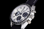 VARELLO CLASSIC BLACK BEZEL TEXTILE STRAP CHRONOGRAPH WATCH