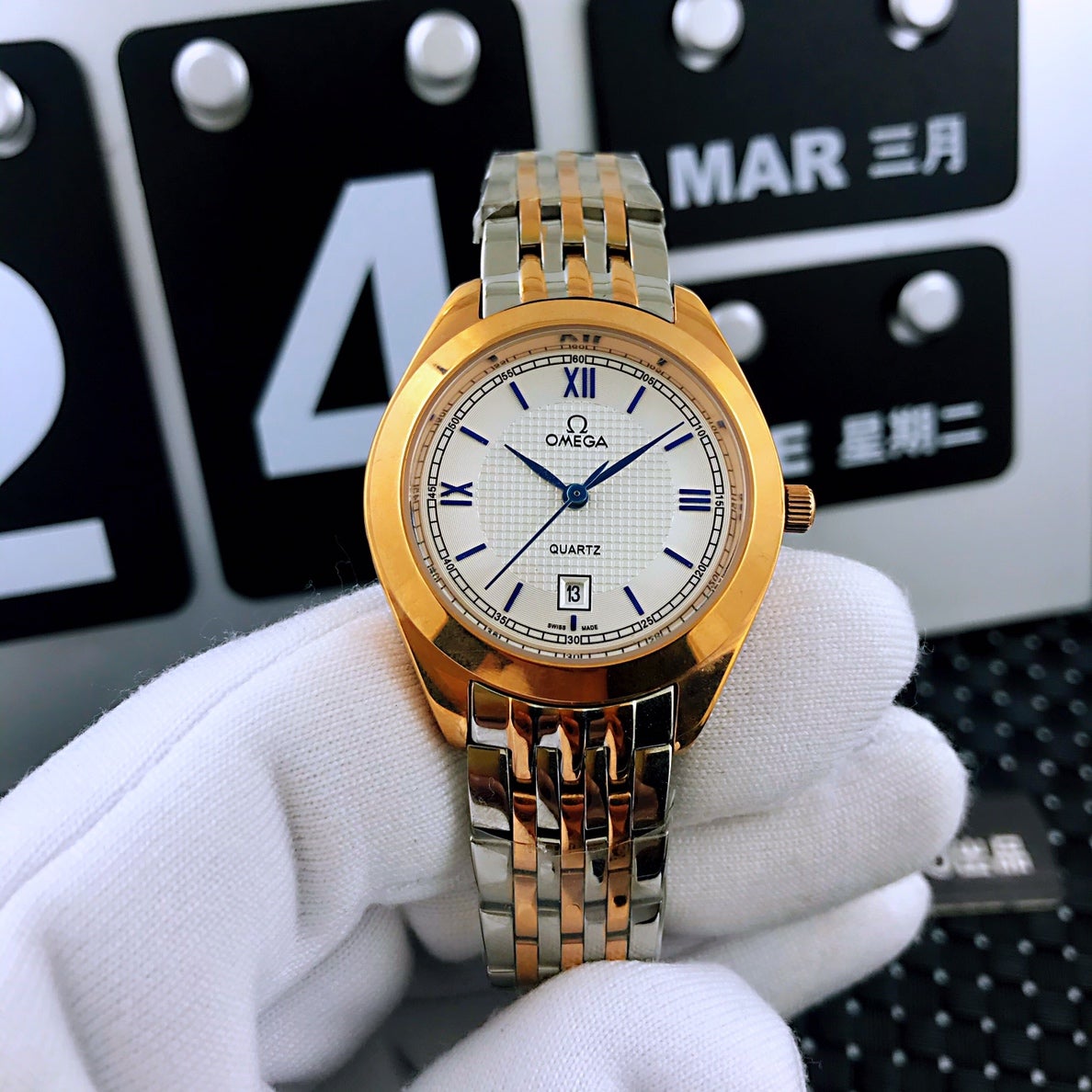 VARELLO CLASSIC 33MM QUARTZ GOLD STEEL