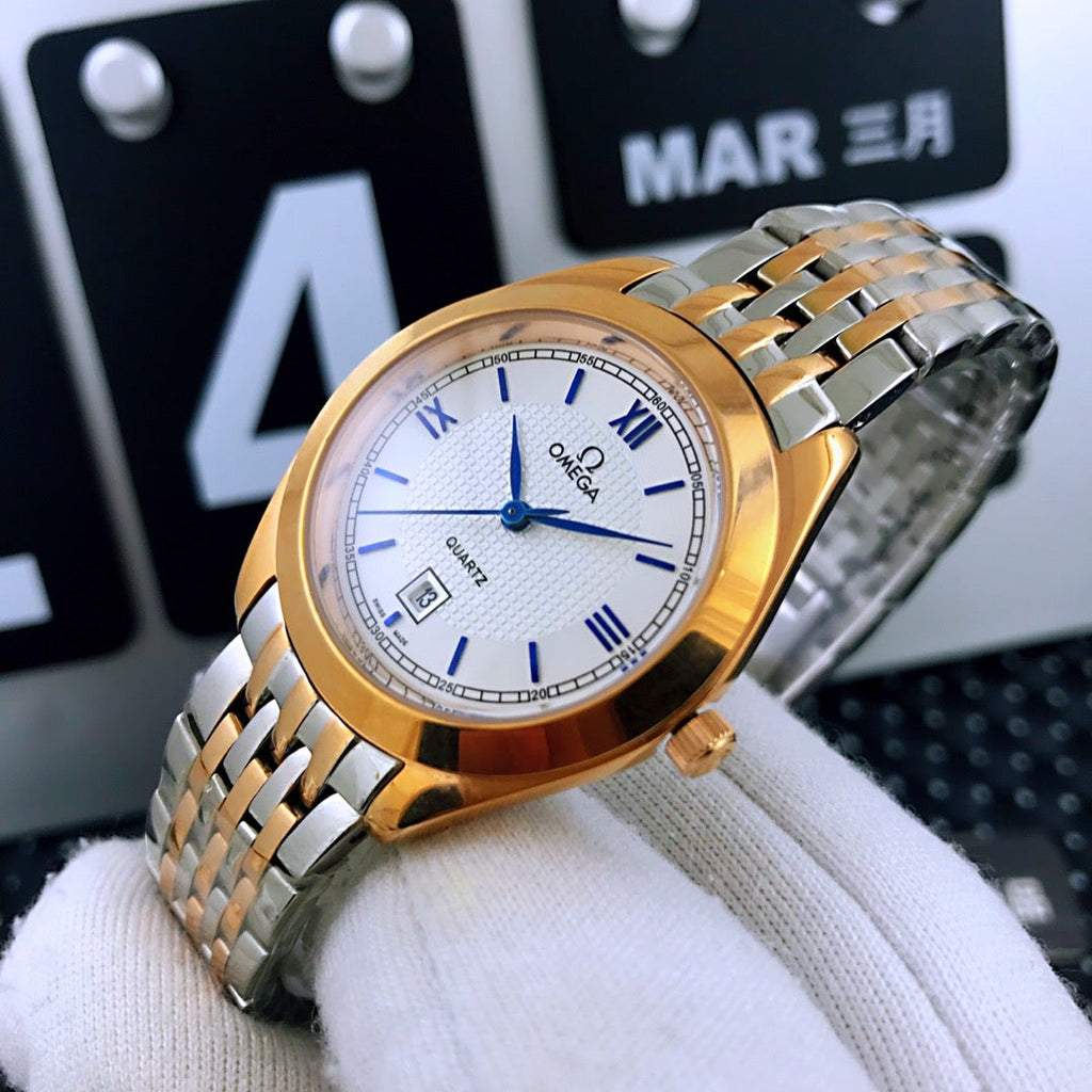 VARELLO CLASSIC 33MM QUARTZ GOLD STEEL