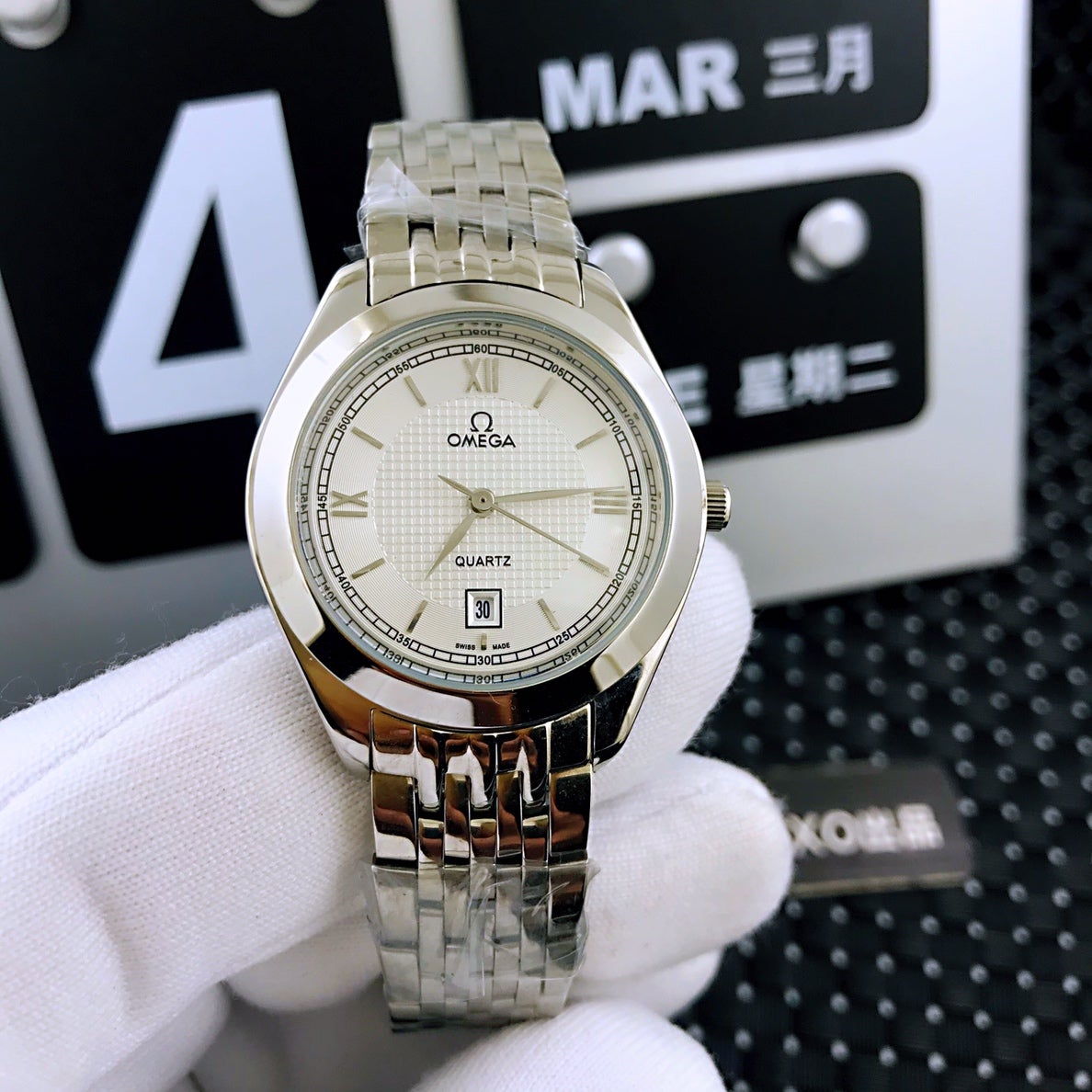 VARELLO CLASSIC 33MM QUARTZ STEEL WHITE DIAL