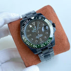CLASSIC GMT DUAL-TONE GREEN & BLACK BEZEL WATCH