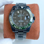 CLASSIC GMT DUAL-TONE GREEN & BLACK BEZEL WATCH