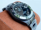 CLASSIC GMT DUAL-TONE GREEN & BLACK BEZEL WATCH
