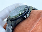 CLASSIC GMT DUAL-TONE GREEN & BLACK BEZEL WATCH