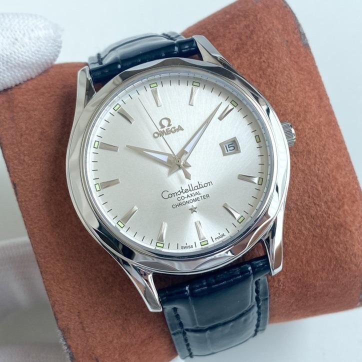 VARELLO CLASSIC 40MM LEATHER STRAP WATCH