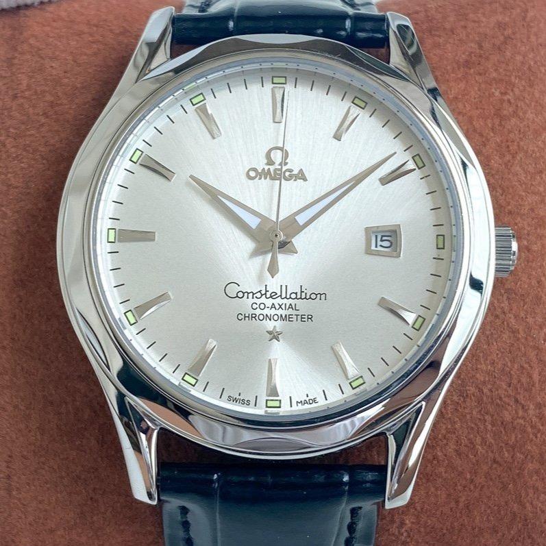VARELLO CLASSIC 40MM LEATHER STRAP WATCH