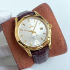VARELLO CLASSIC 40 GOLD CASE LEATHER STRAP