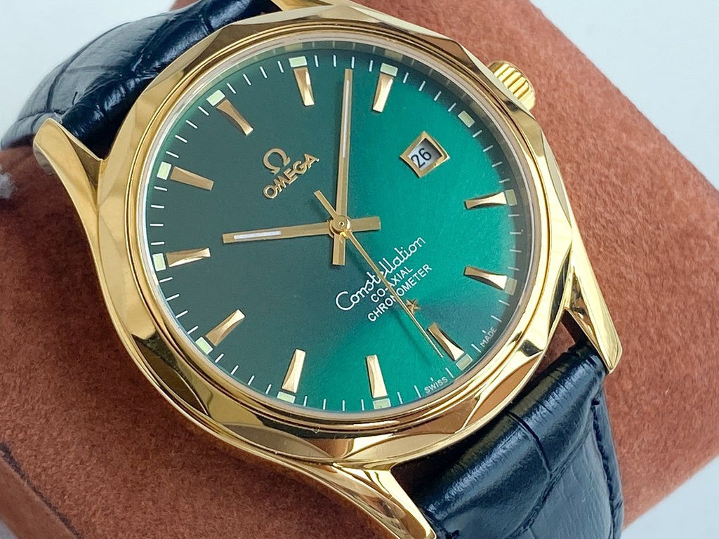 VARELLO CLASSIC 40 GOLD CASE LEATHER STRAP