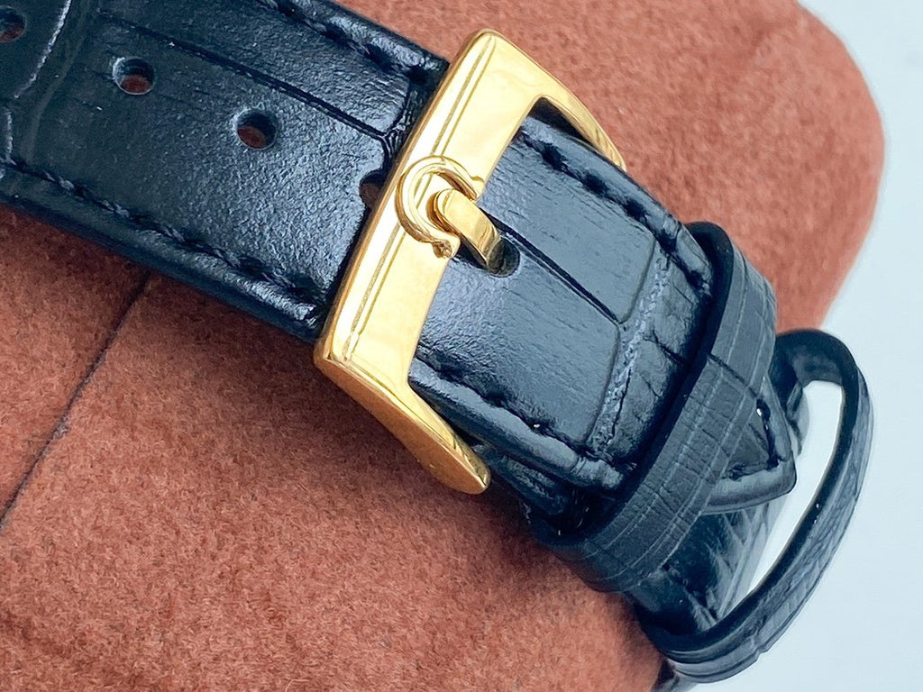 VARELLO CLASSIC 40 GOLD CASE LEATHER STRAP