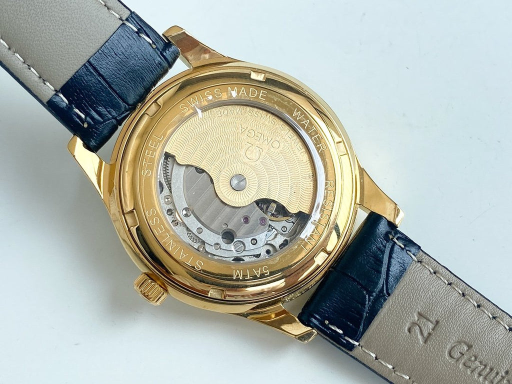 VARELLO CLASSIC 40 GOLD CASE LEATHER STRAP