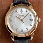 CLASSIC 40MM LEATHER STRAP WATCH